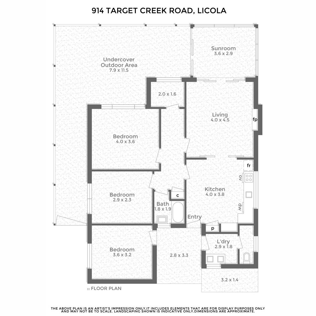 914 Target Creek Road, Licola For Sale by Farmbuy.com - floorplan 1