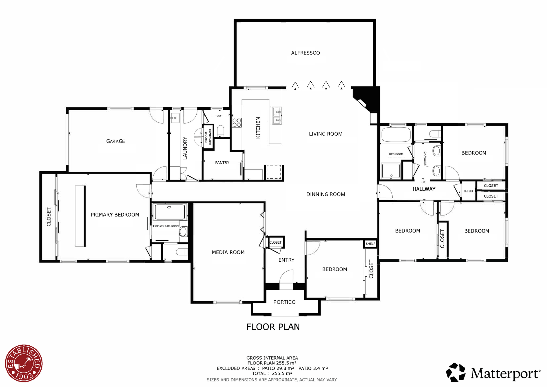 9 Evatt Street, Temora Sold by Farmbuy.com - floorplan 1