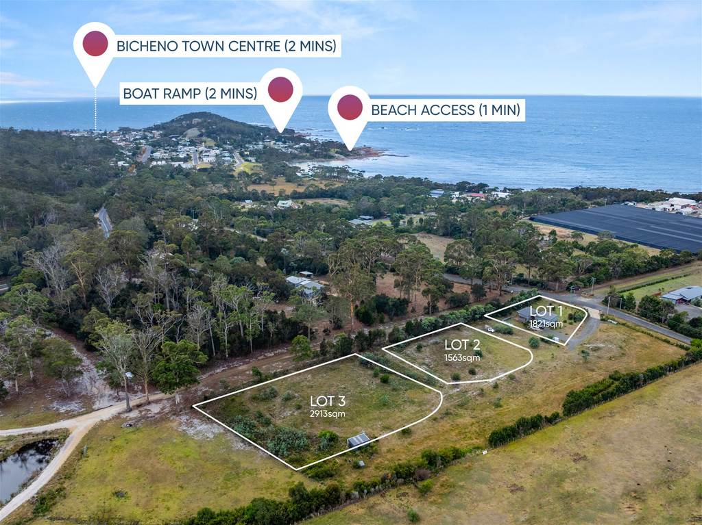 Lot 2 &; 3/50 Harveys Farm Road, Bicheno TAS 7215