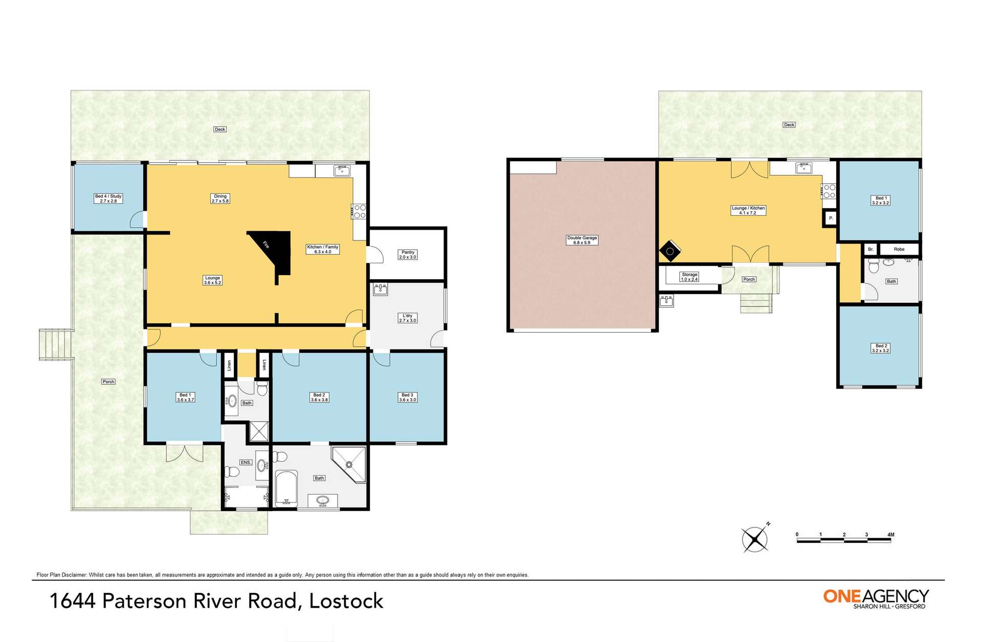 1644 Paterson River Road, Lostock For Sale by Farmbuy.com - floorplan 1