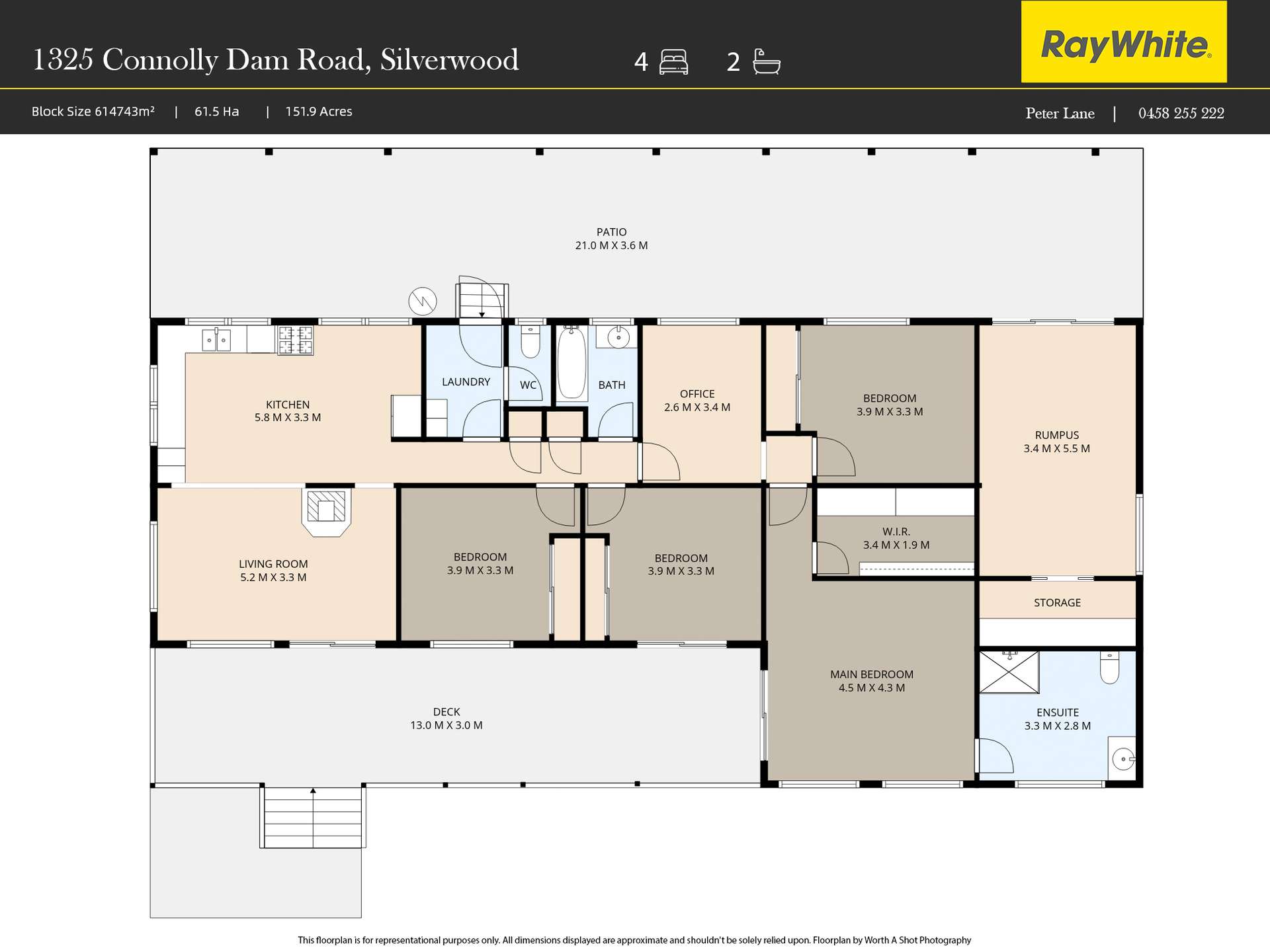 1325 Connolly Dam Road, Silverwood For Sale by Farmbuy.com - floorplan 1