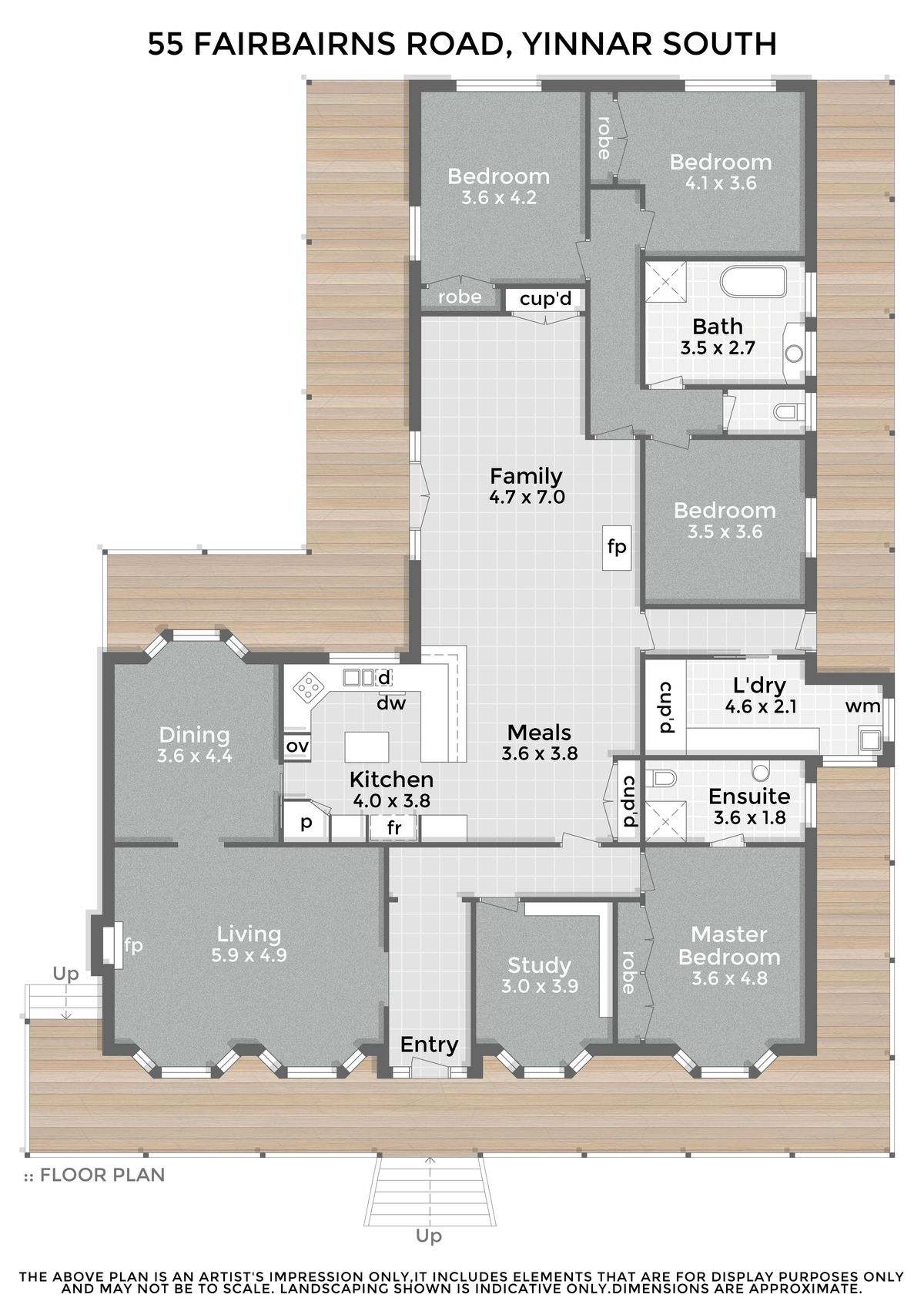 55 Fairbairns Road, Yinnar South For Sale by Farmbuy.com - floorplan 1