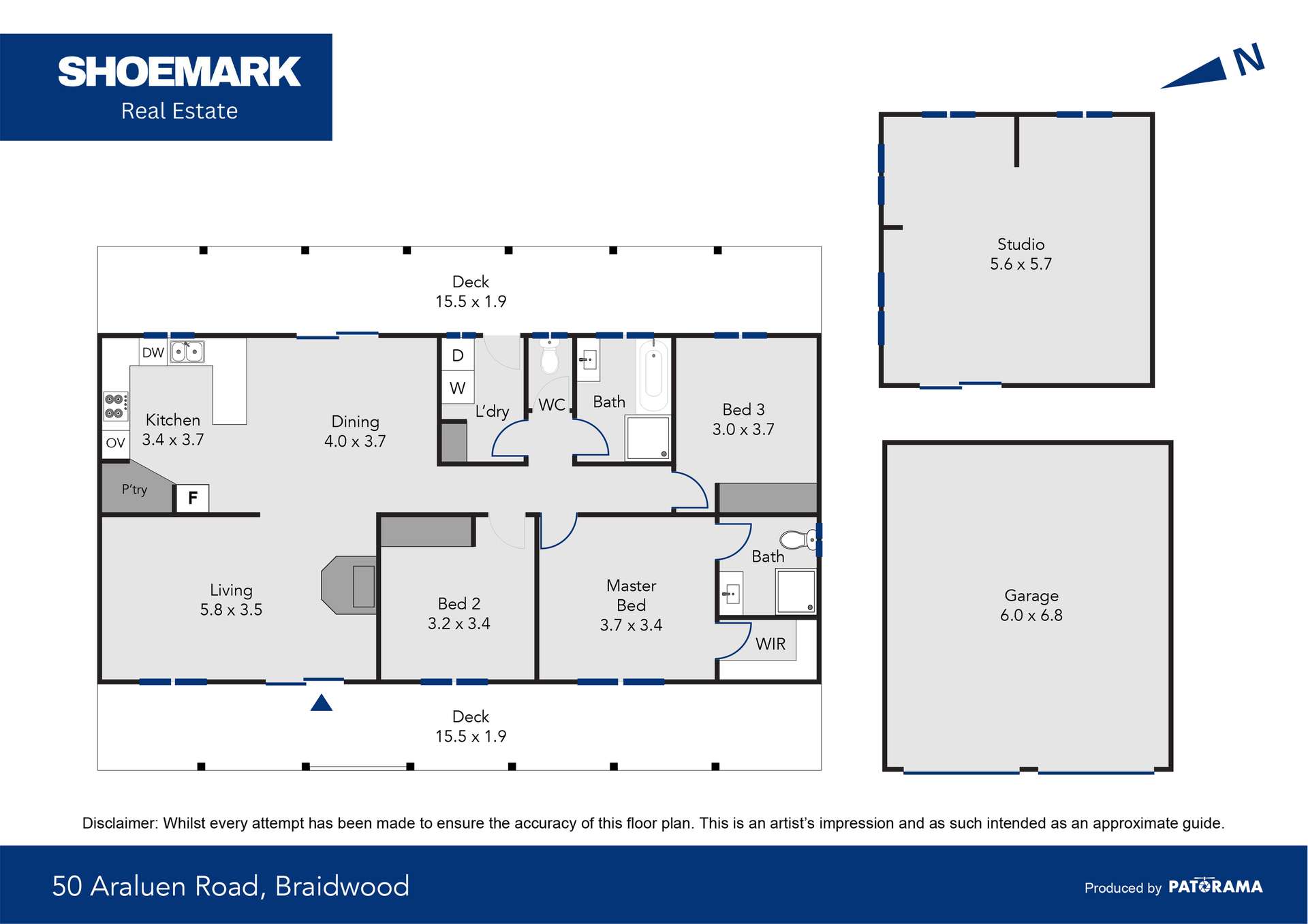 50 Araluen Road, Braidwood For Sale by Farmbuy.com - floorplan 1