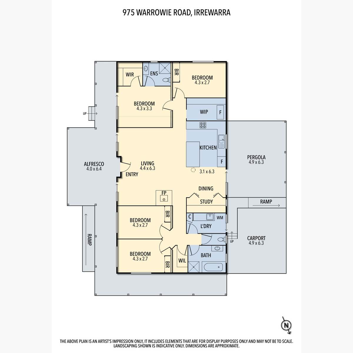 975 Warrowie Road, Irrewarra For Sale by Farmbuy.com - floorplan 1