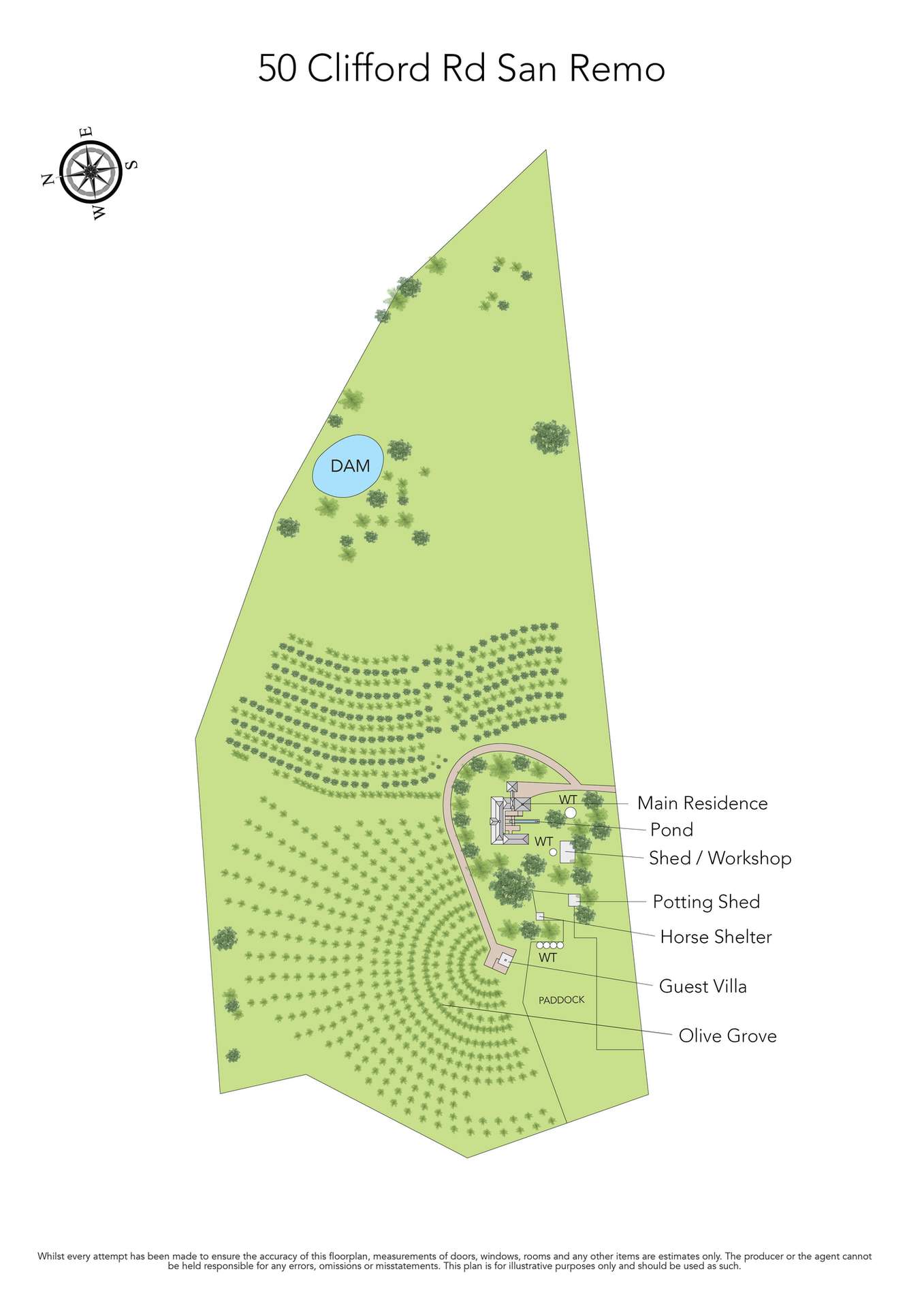 50 Clifford Road, San Remo For Sale by Farmbuy.com - floorplan 1