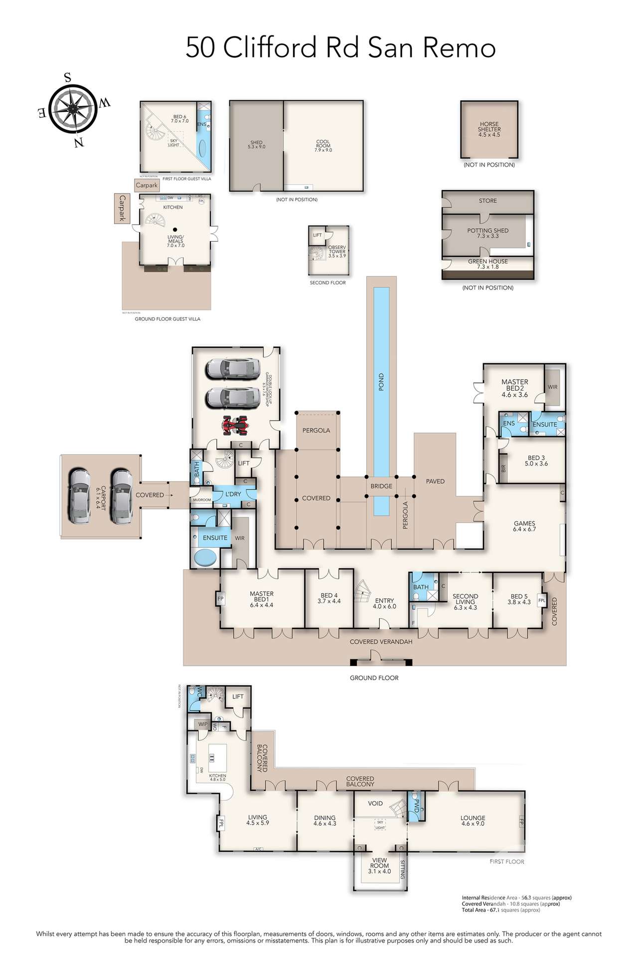 50 Clifford Road, San Remo For Sale by Farmbuy.com - floorplan 2