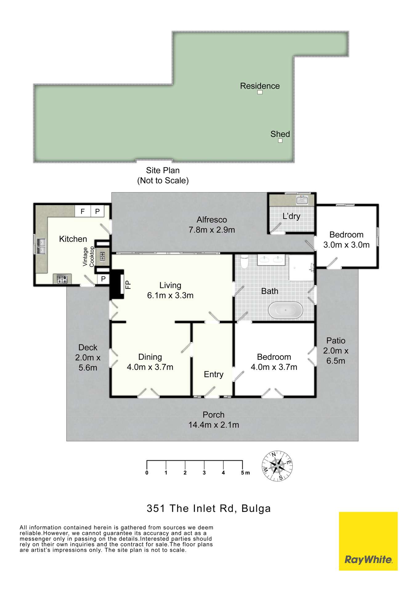 "Glenrock" 351 The Inlet Road, Bulga For Sale by Farmbuy.com - floorplan 1