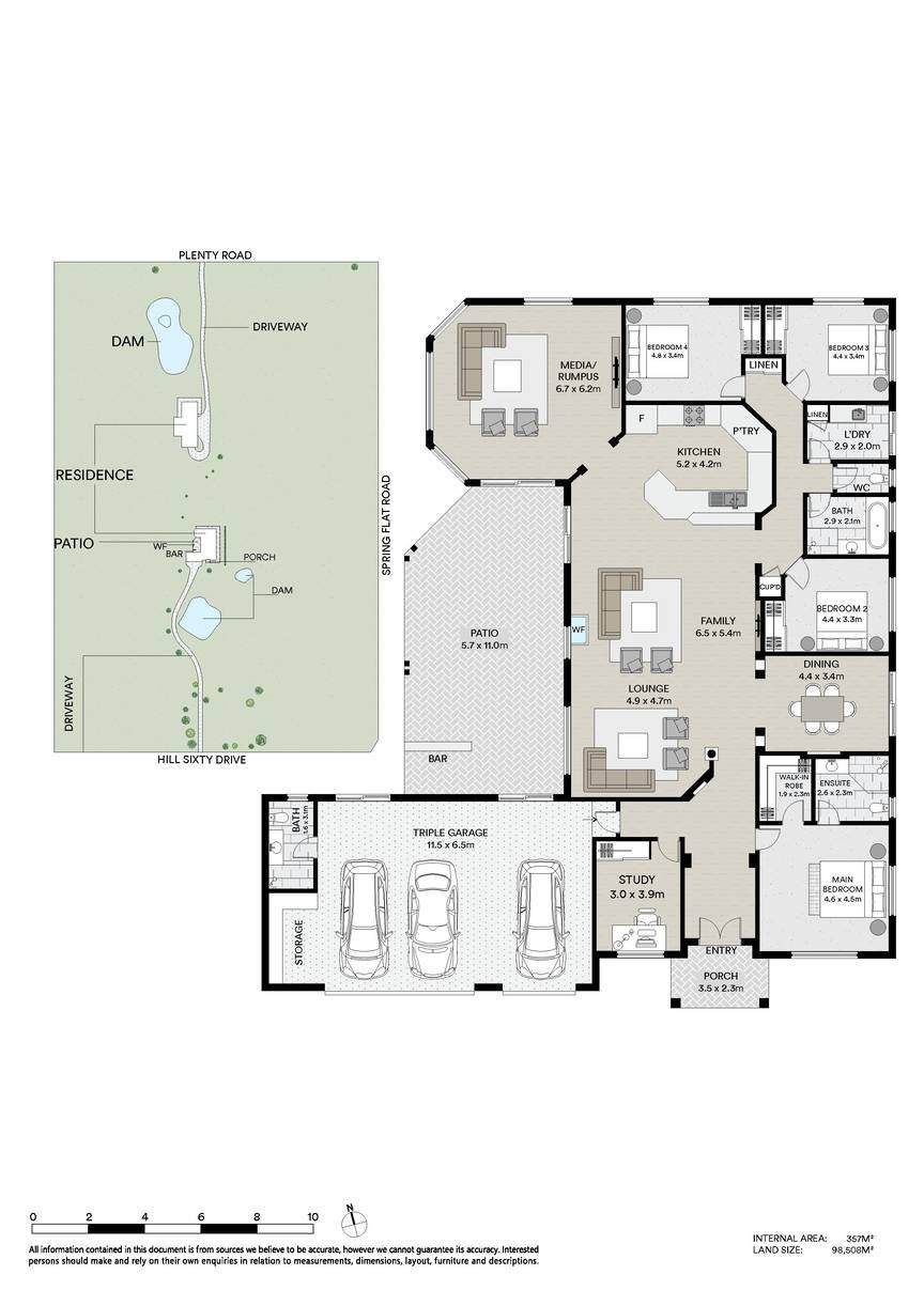 14 Hill Sixty Drive, Mudgee Auction by Farmbuy.com - floorplan 1