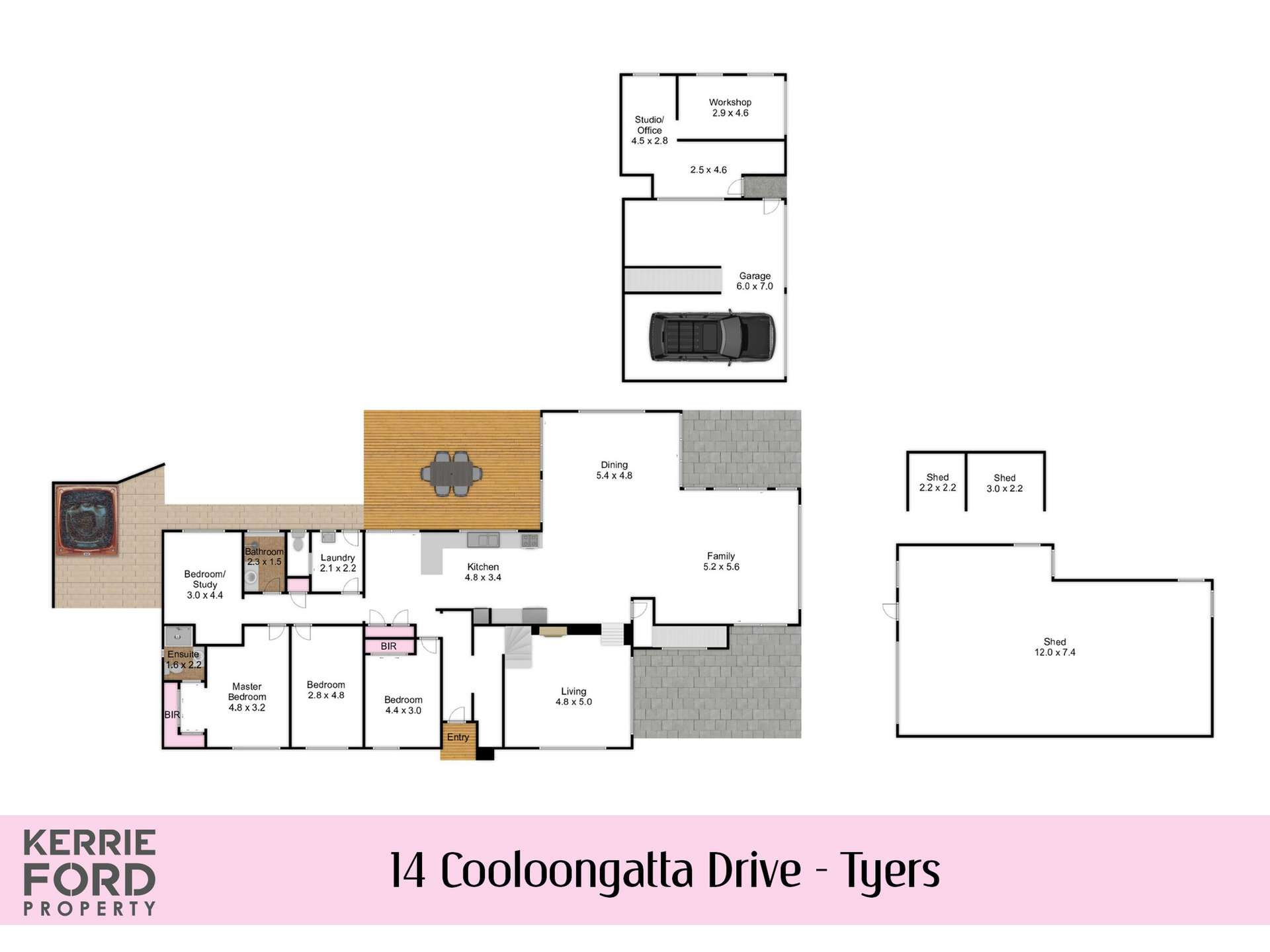 14 Cooloongatta Drive, Tyers Sold by Farmbuy.com - floorplan 1