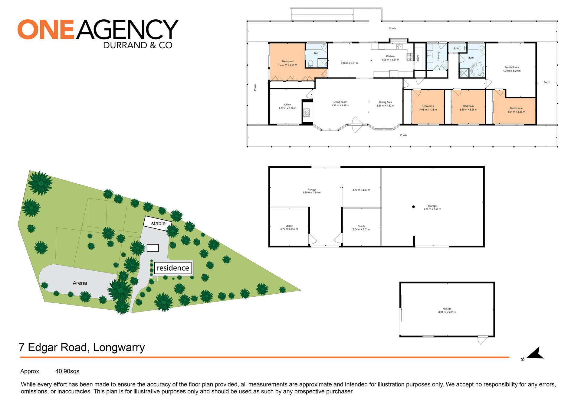 7 Edgar Road, Longwarry Sold by Farmbuy.com - floorplan 1