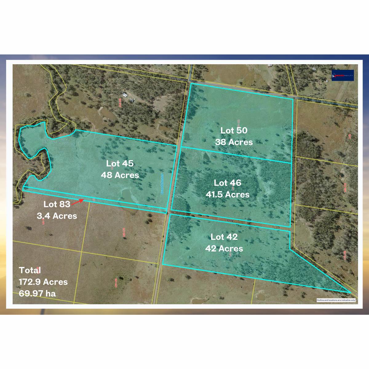 Lot 50, 54-102 Howell Road, Grandchester For Sale by Farmbuy.com - floorplan 1
