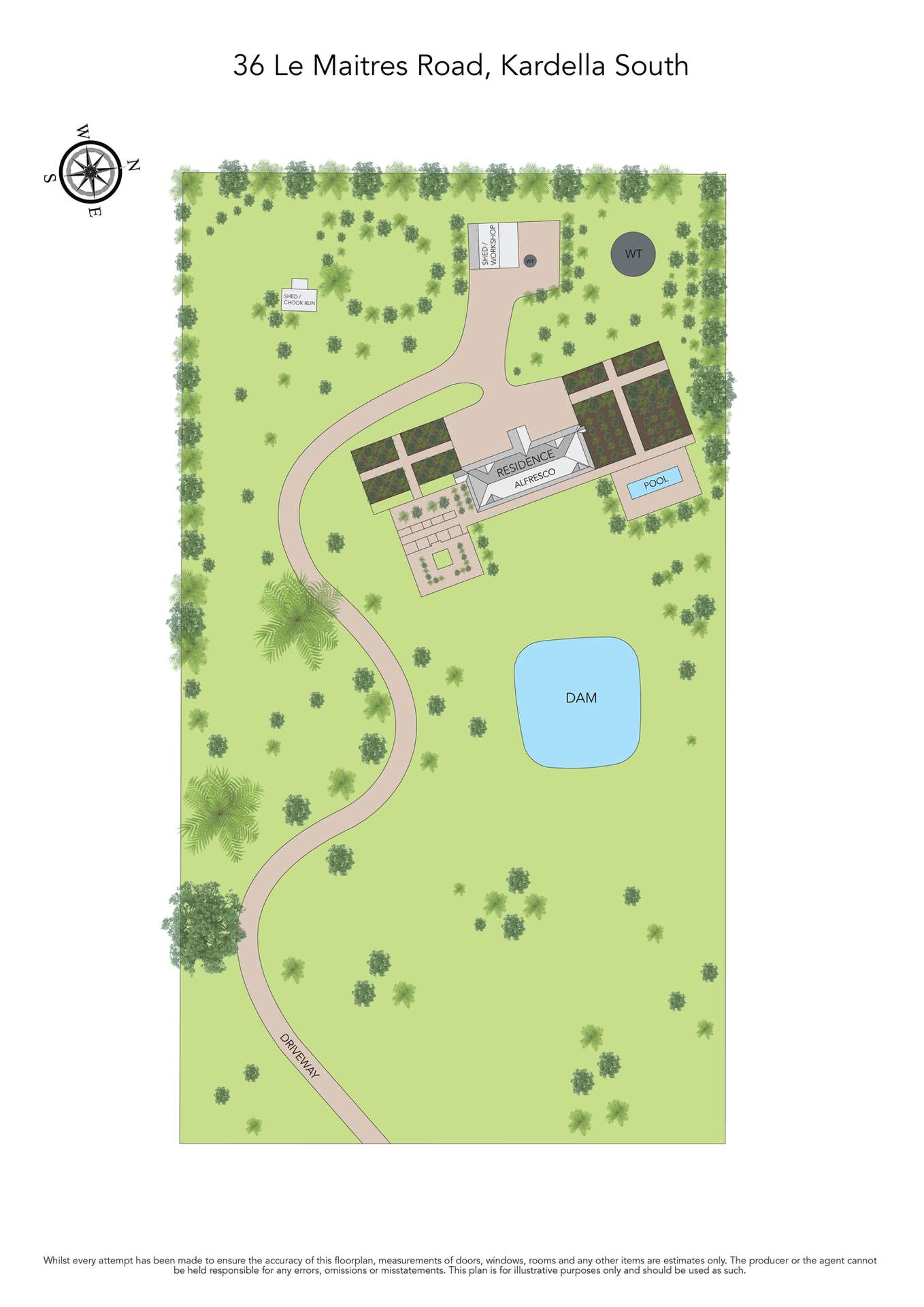 36 Le Maitres Road, Kardella South For Sale by Farmbuy.com - floorplan 2