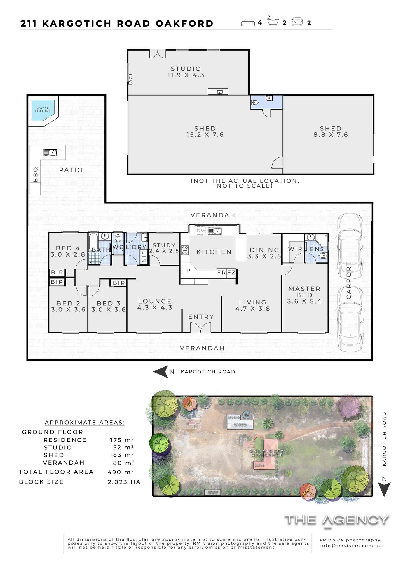 211 Kargotich Road, Oakford Sold by Farmbuy.com - floorplan 1