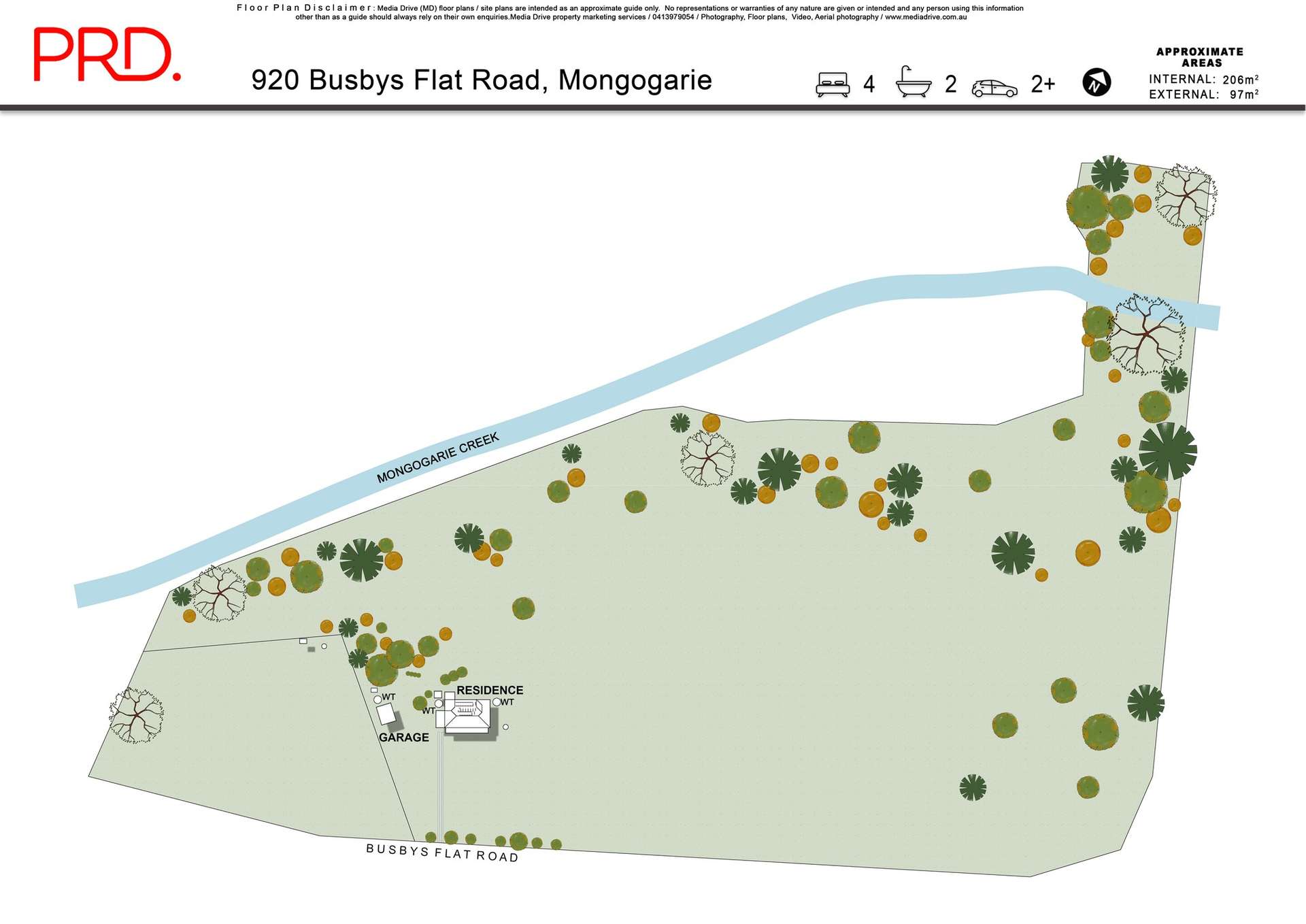 920 Busbys Flat Road, Mongogarie For Sale by Farmbuy.com - floorplan 2