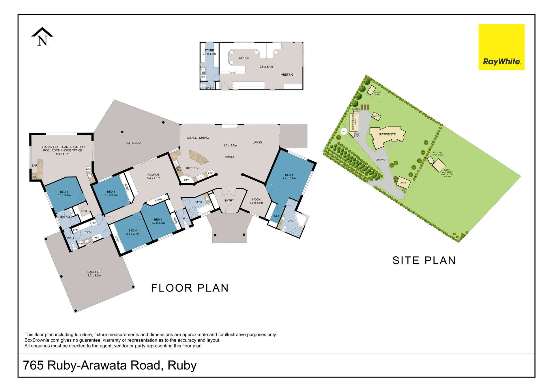 765 Ruby-Arawata Road, Ruby For Sale by Farmbuy.com - floorplan 1