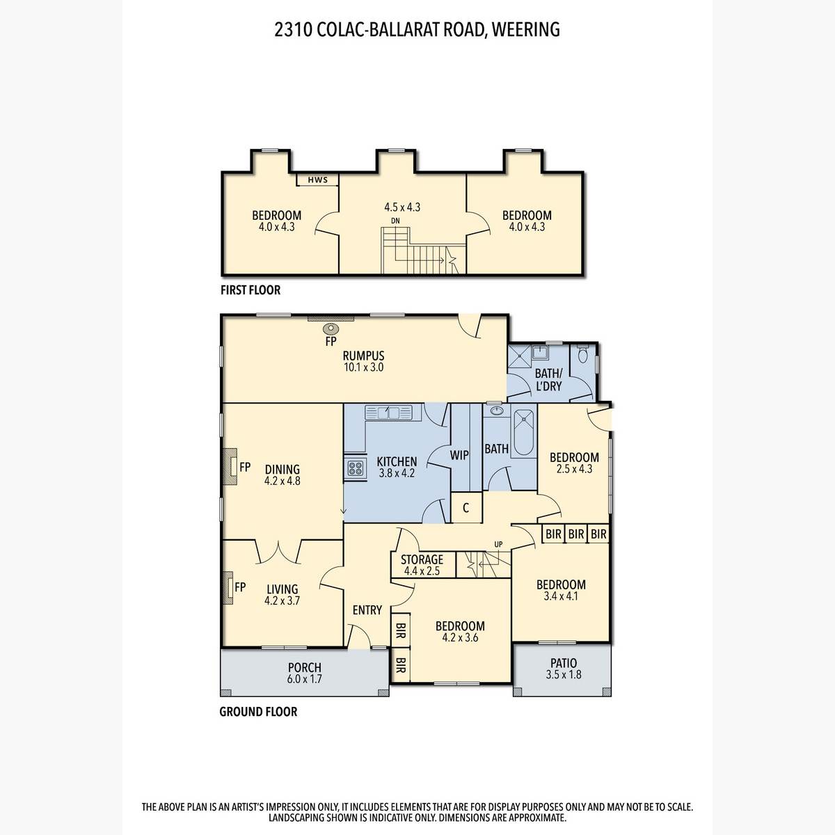 2310 Colac-Ballarat Road, Weering For Sale by Farmbuy.com - floorplan 1
