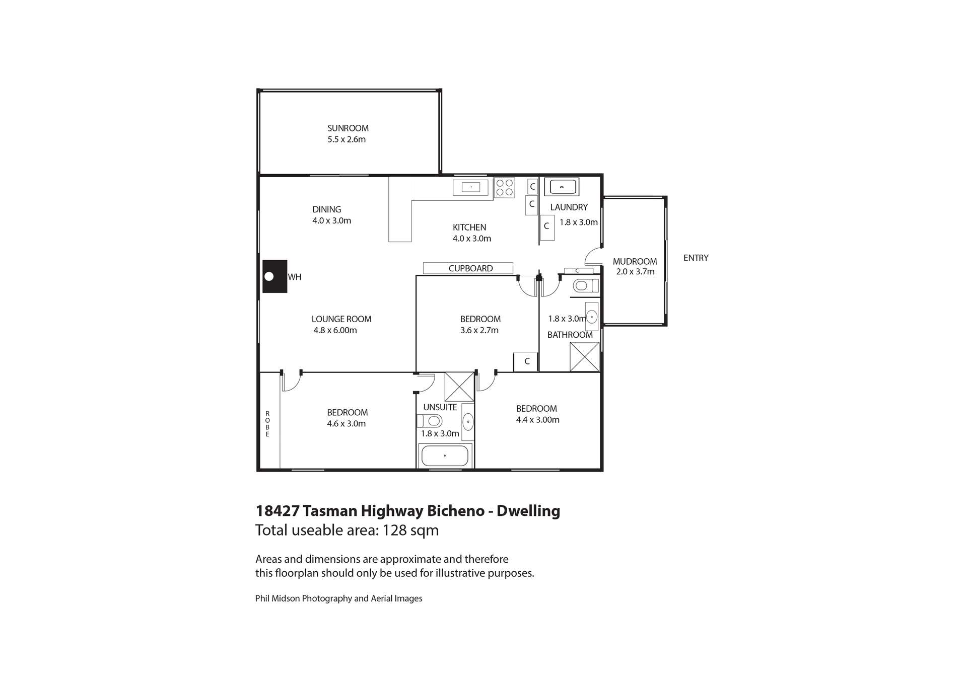 18427 Tasman Highway, Bicheno For Sale by Farmbuy.com - floorplan 1