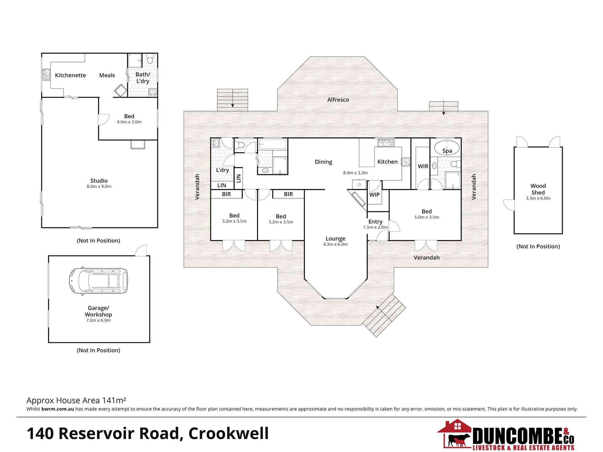 140 Reservoir Road, Crookwell For Sale by Farmbuy.com - floorplan 1