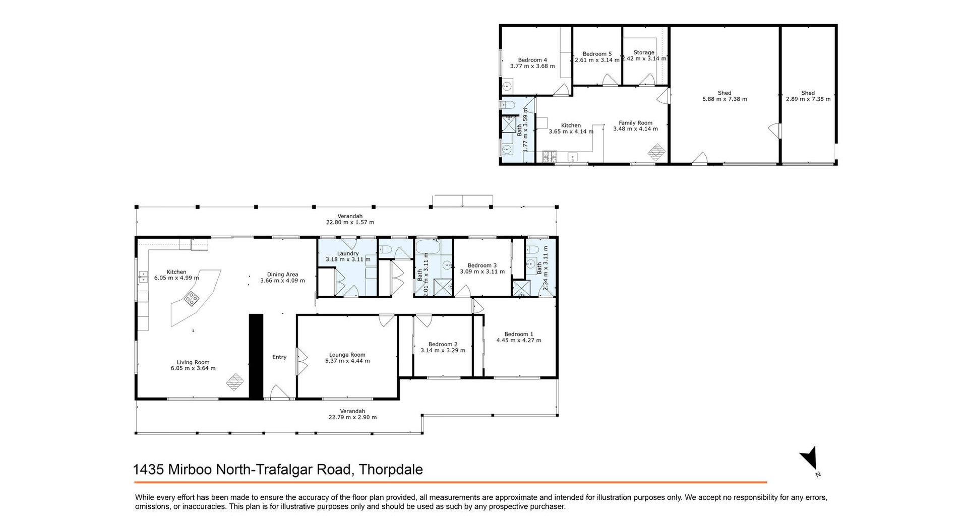 1435 Mirboo North-Trafalgar Road, Thorpdale Sold by Farmbuy.com - floorplan 1