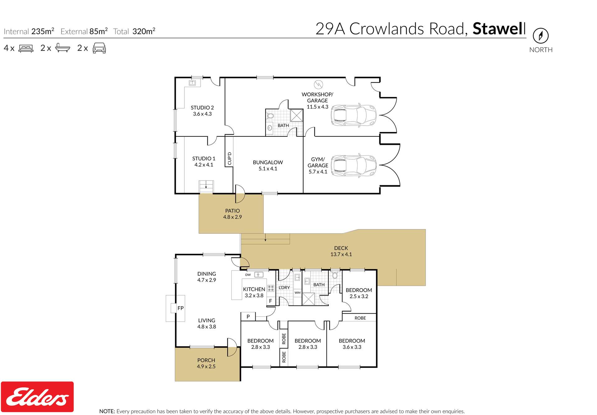 29A Crowlands Road, Stawell Sold by Farmbuy.com - floorplan 1