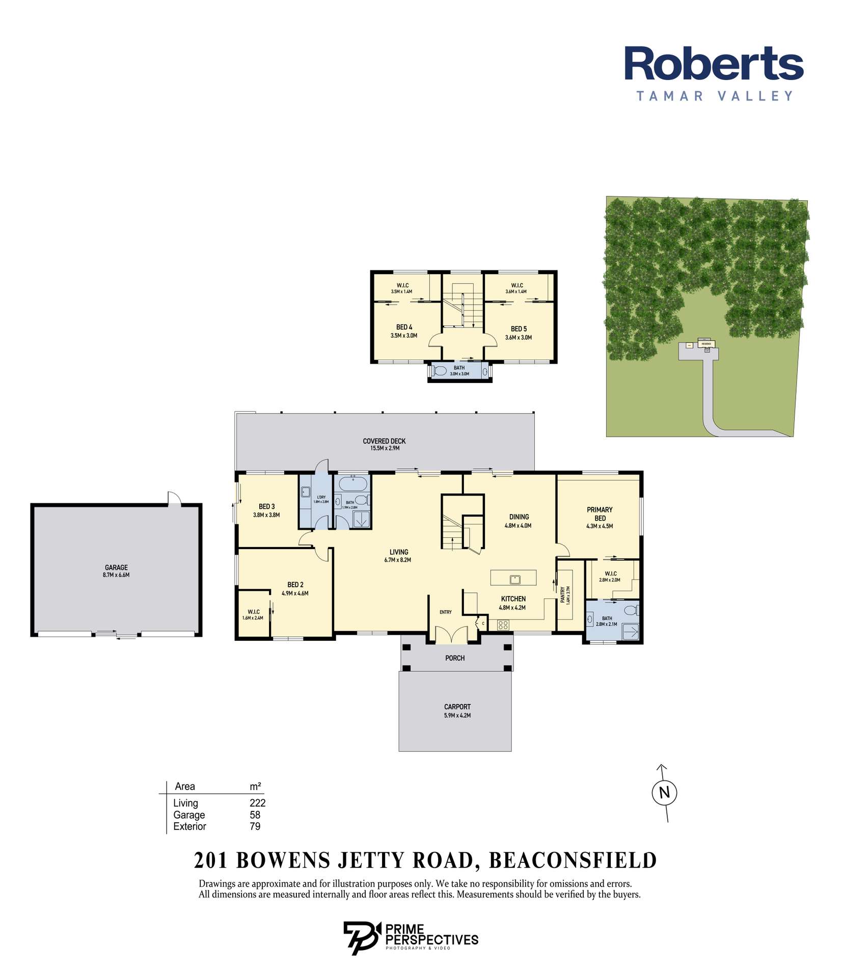 201 Bowens Jetty Road, Beaconsfield Sold by Farmbuy.com - floorplan 1