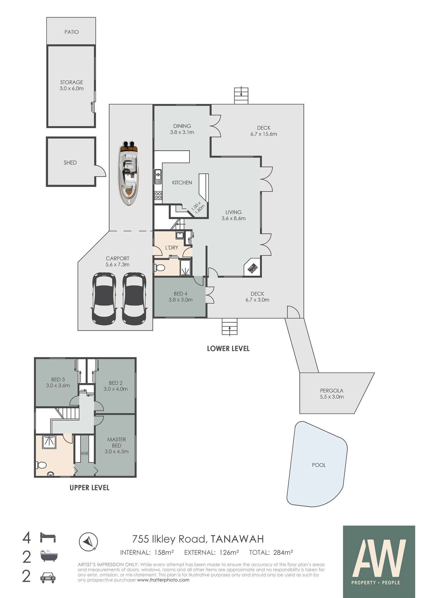 755 Ilkley Road, Tanawha Sold by Farmbuy.com - floorplan 1