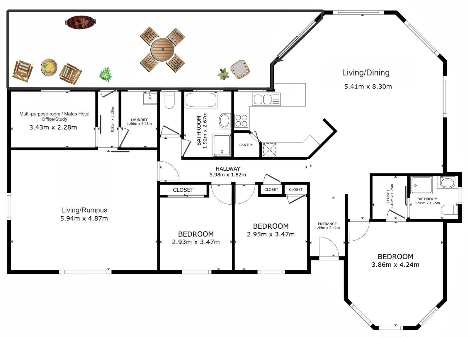 3-5 Mallee Road, Ningi Sold by Farmbuy.com - floorplan 1
