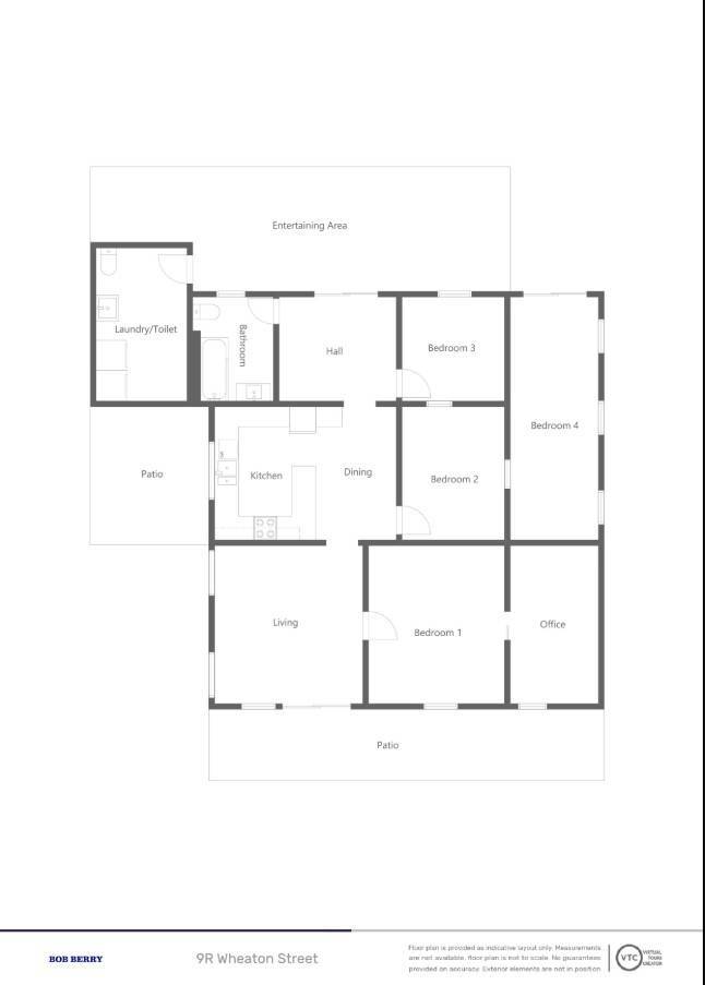 9R Wheaton Street, Eumungerie Sold by Farmbuy.com - floorplan 1