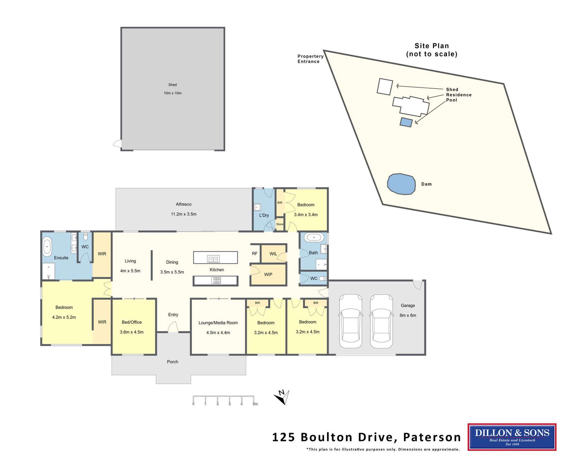 125 Boulton Drive, Paterson Sold by Farmbuy.com - floorplan 1
