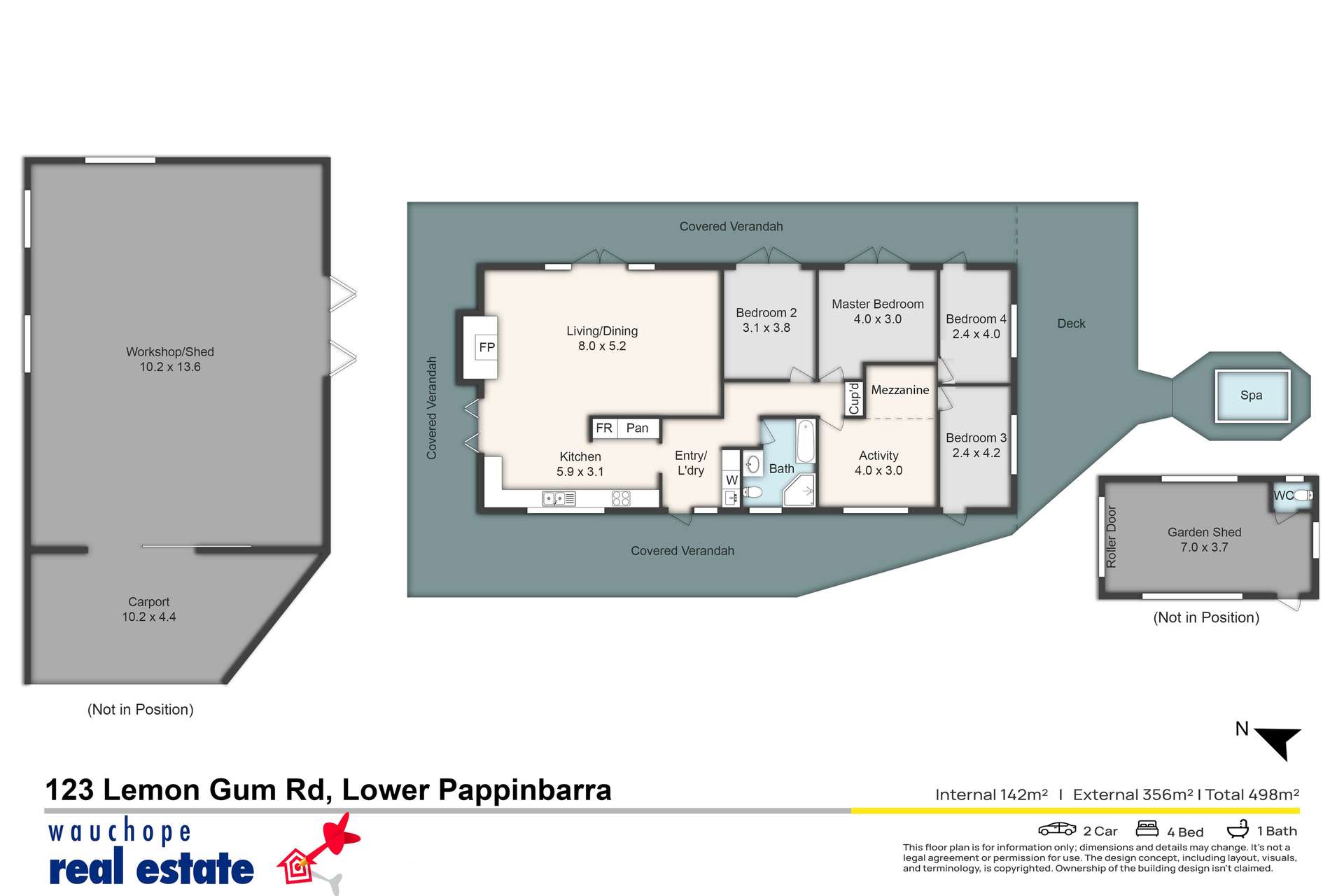 123 Lemon Gum Road, Pappinbarra For Sale by Farmbuy.com - floorplan 1