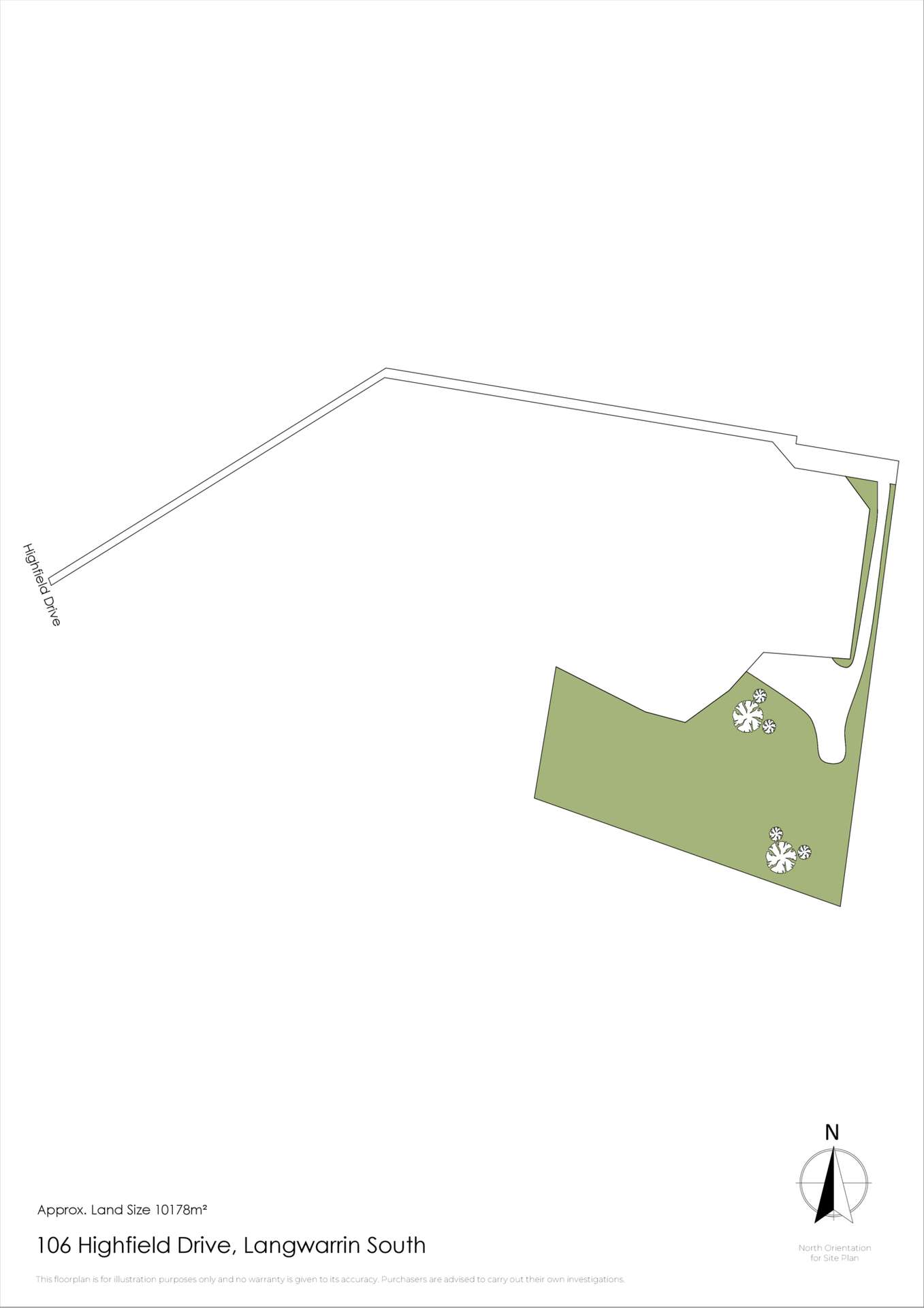 106 Highfield Drive, Langwarrin South For Sale by Farmbuy.com - floorplan 1