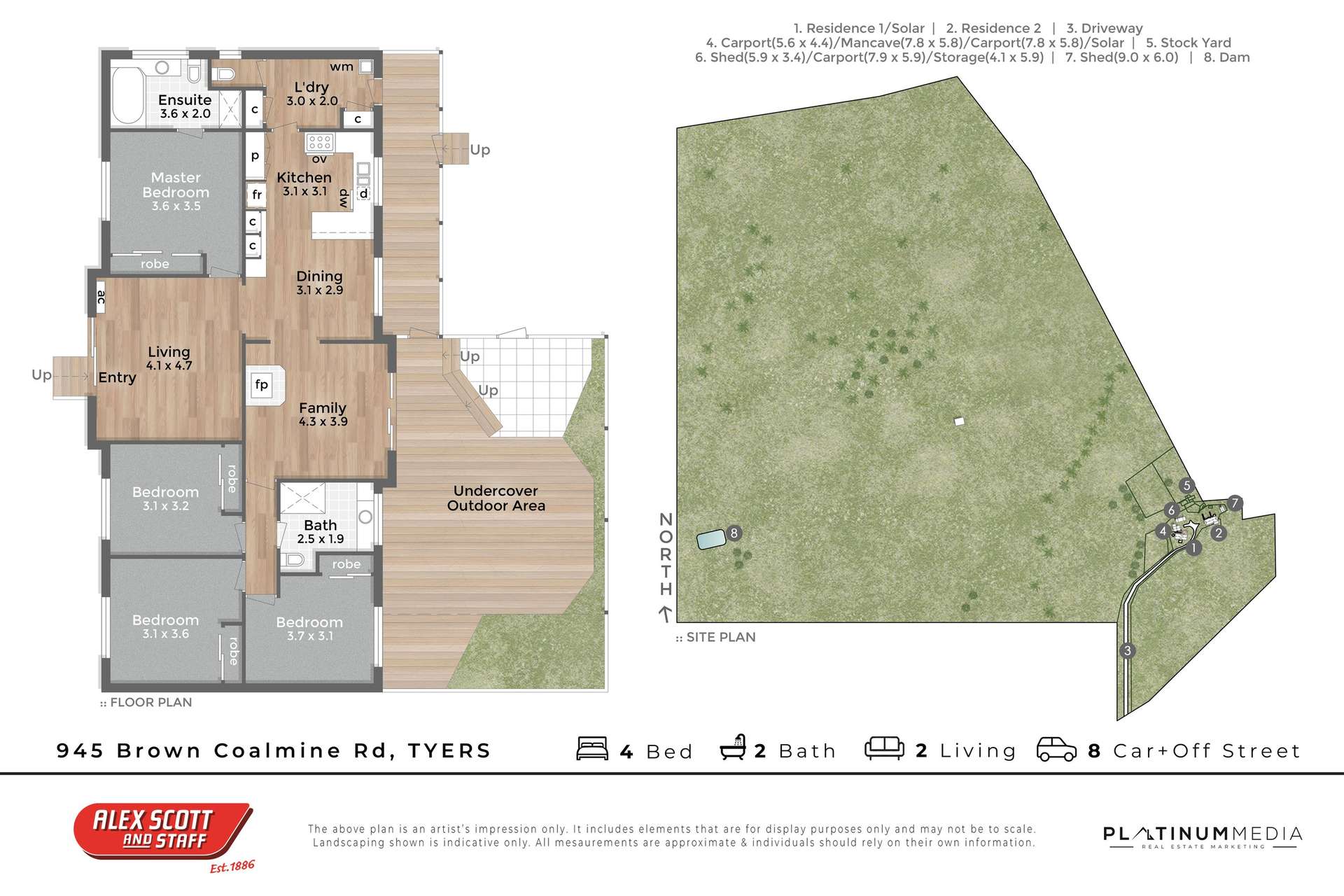 945 Brown Coalmine Road, Tyers Sold by Farmbuy.com - floorplan 1