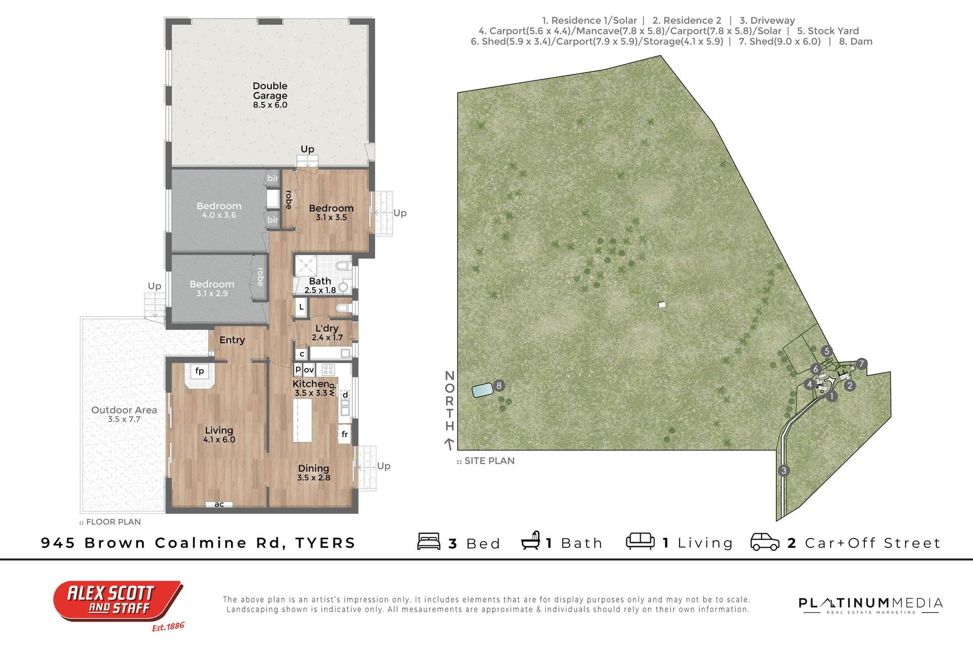 945 Brown Coalmine Road, Tyers Sold by Farmbuy.com - floorplan 2