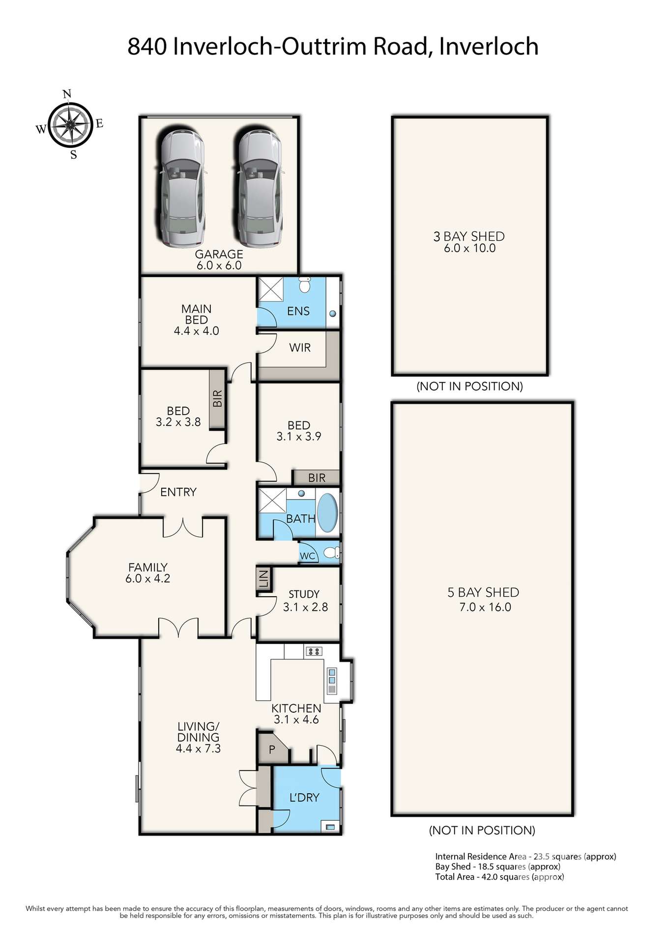 840 Inverloch-Outtrim Road, Inverloch For Sale by Farmbuy.com - floorplan 1