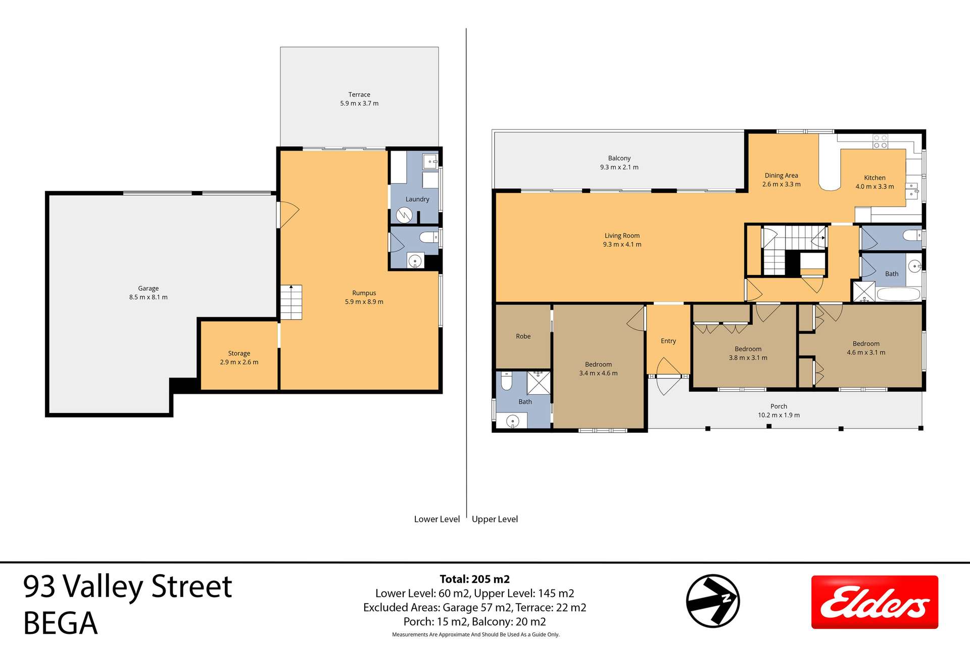 93 Valley Street, Bega For Sale by Farmbuy.com - floorplan 1
