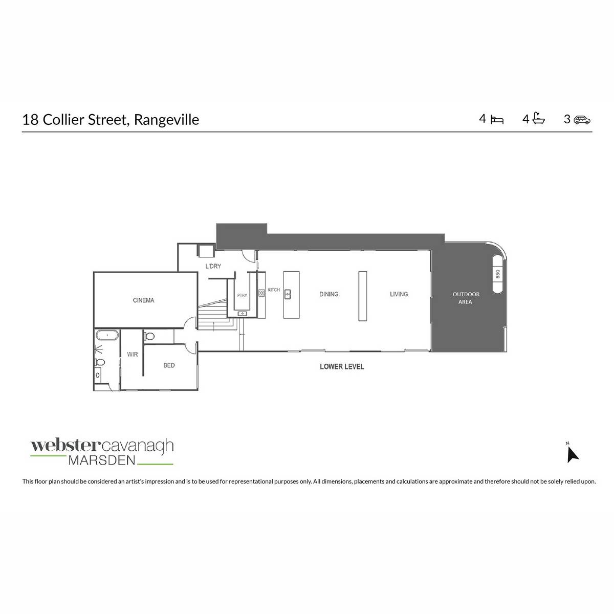 18 Collier Street, Rangeville Sold by Farmbuy.com - floorplan 2
