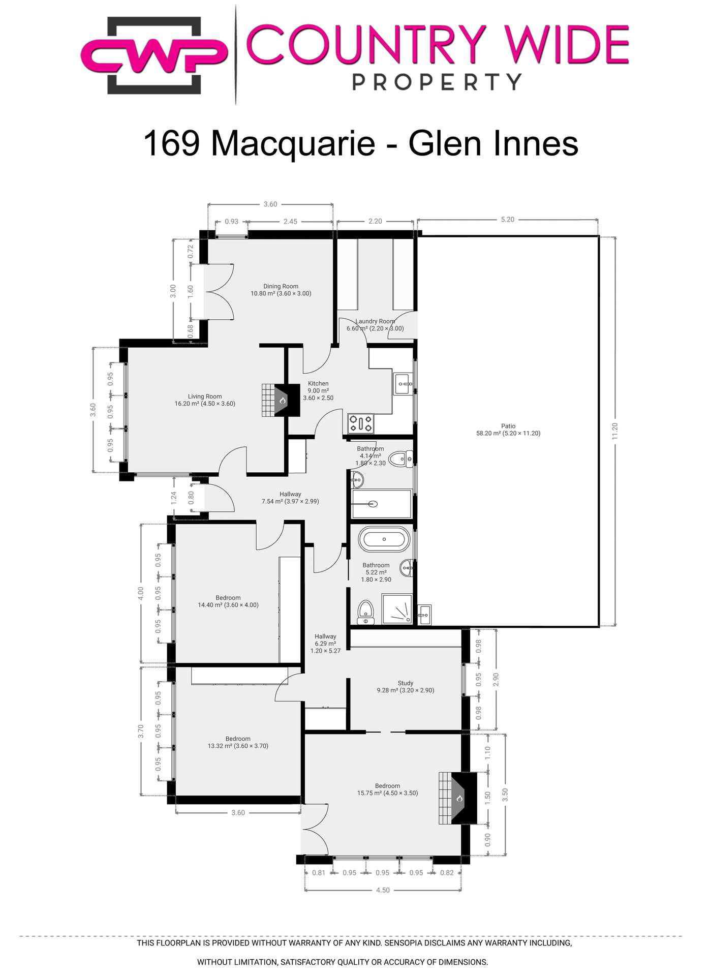 169 Macquarie, Glen Innes For Sale by Farmbuy.com - floorplan 1