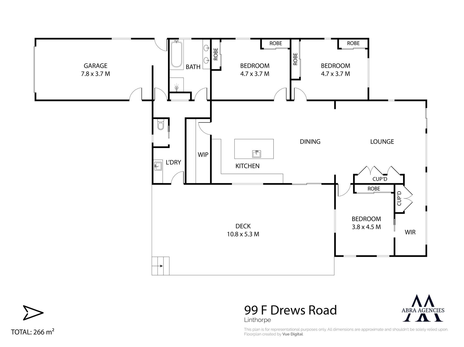 99 F Drews Road, Linthorpe For Sale by Farmbuy.com - floorplan 1