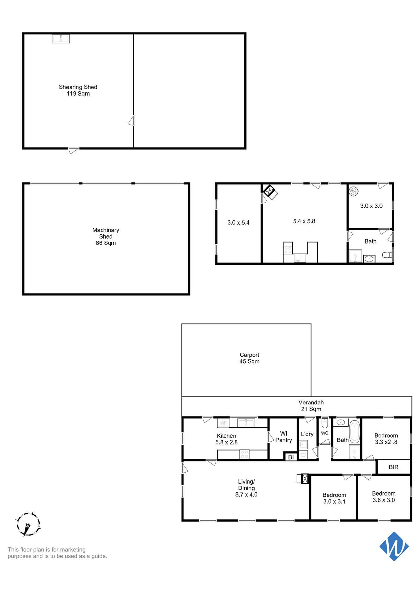 523 Yarlington Road, Colebrook For Sale by Farmbuy.com - floorplan 1