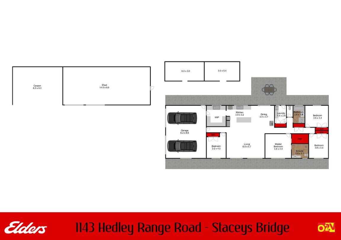 1143 Hedley Range Road, Binginwarri For Sale by Farmbuy.com - floorplan 1