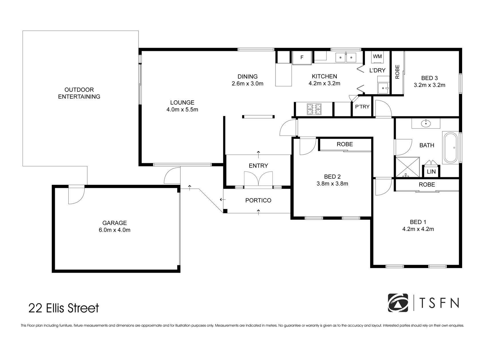 22 Ellis Street, Flora Hill For Sale by Farmbuy.com - floorplan 1