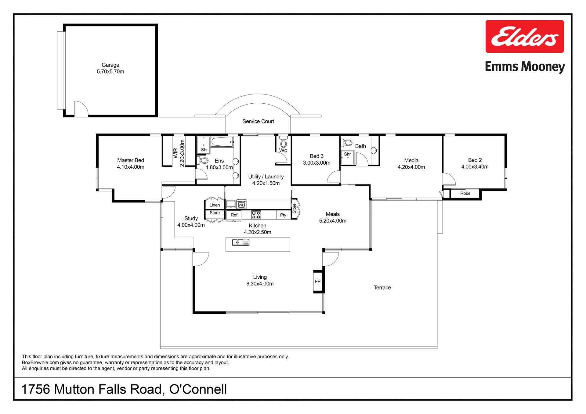 1756 Mutton Falls Road, O'Connell Sold by Farmbuy.com - floorplan 1
