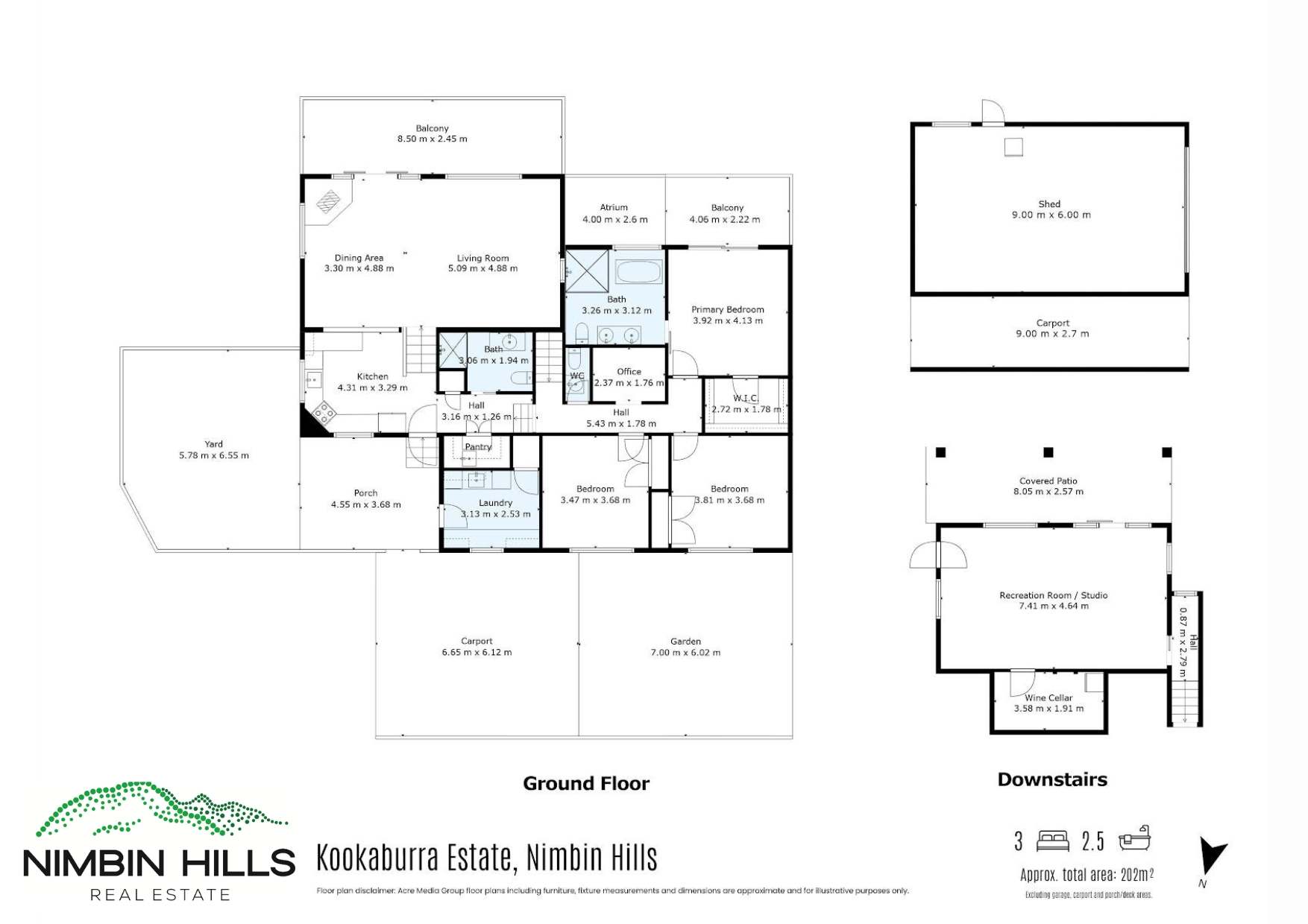 1148 Tuntable Creek Road, Nimbin Sold by Farmbuy.com - floorplan 1