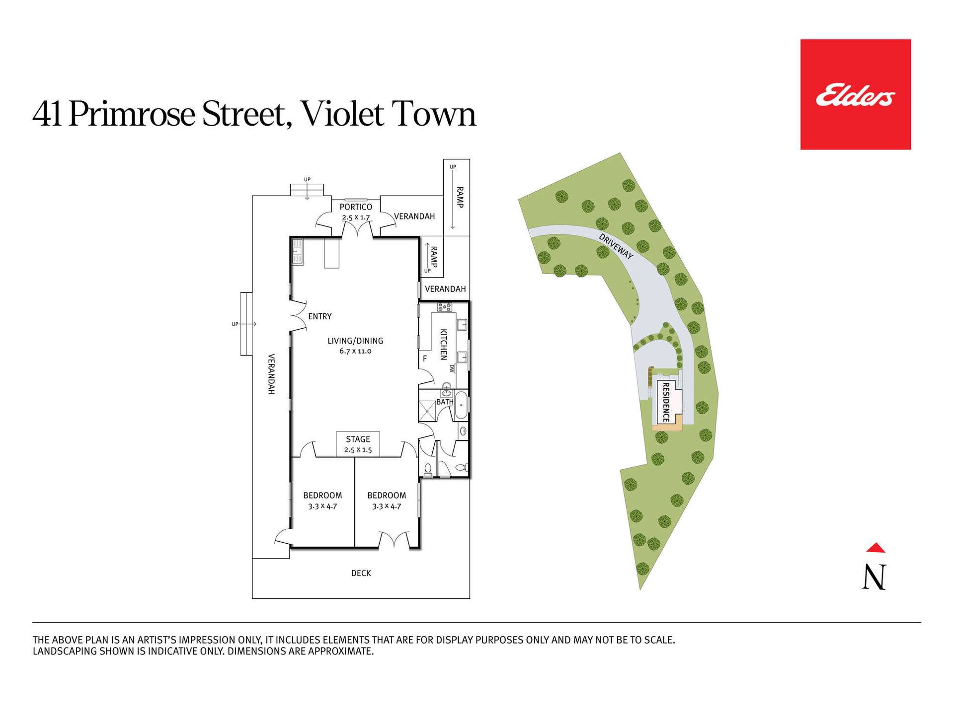 41 Primrose Street, Violet Town For Sale by Farmbuy.com - floorplan 1