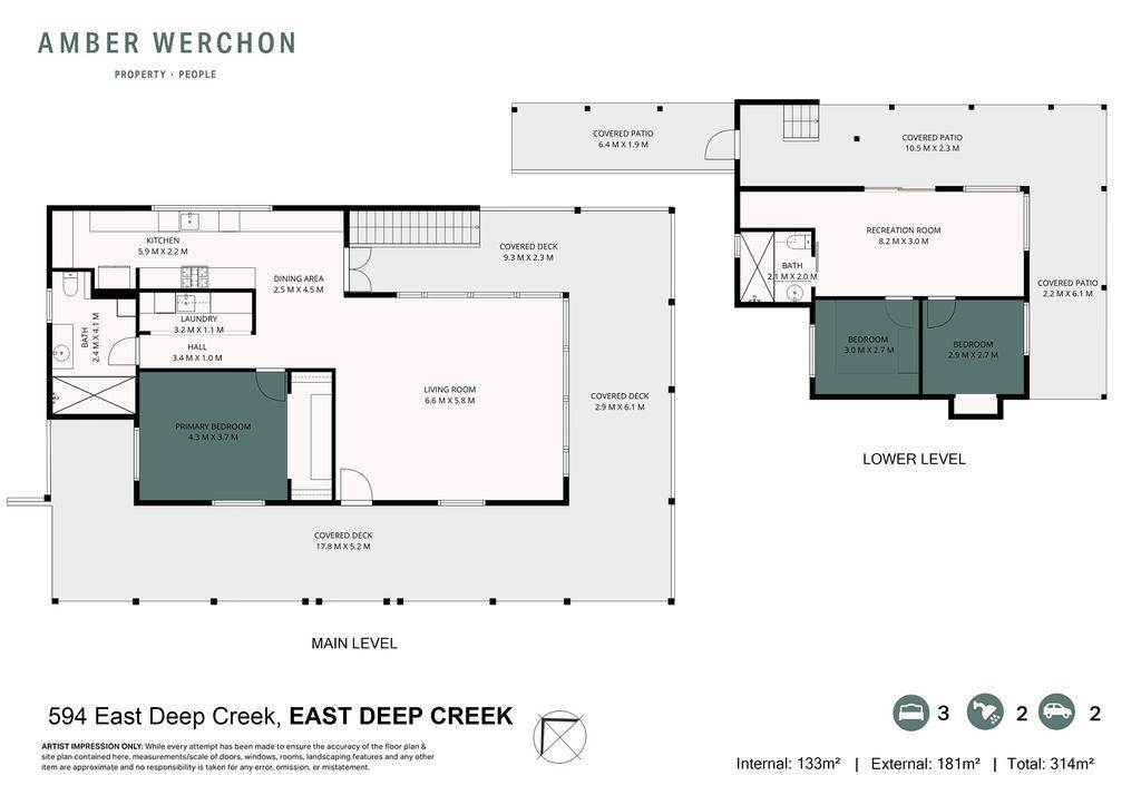 594 East Deep Creek Road, East Deep Creek Sold by Farmbuy.com - floorplan 1