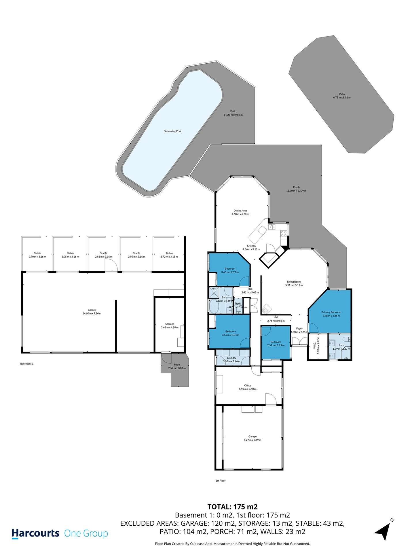 592 Cedar Creek Road, Gheerulla For Sale by Farmbuy.com - floorplan 1