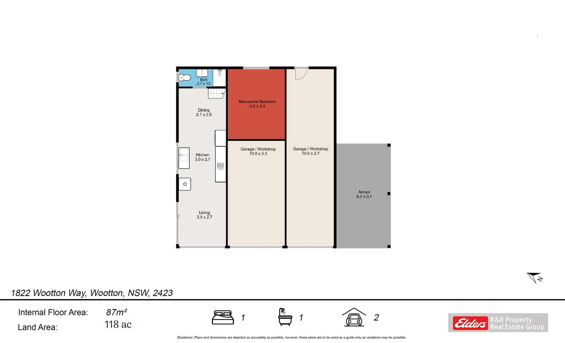 1822 Wootton Way, Wootton For Sale by Farmbuy.com - floorplan 2