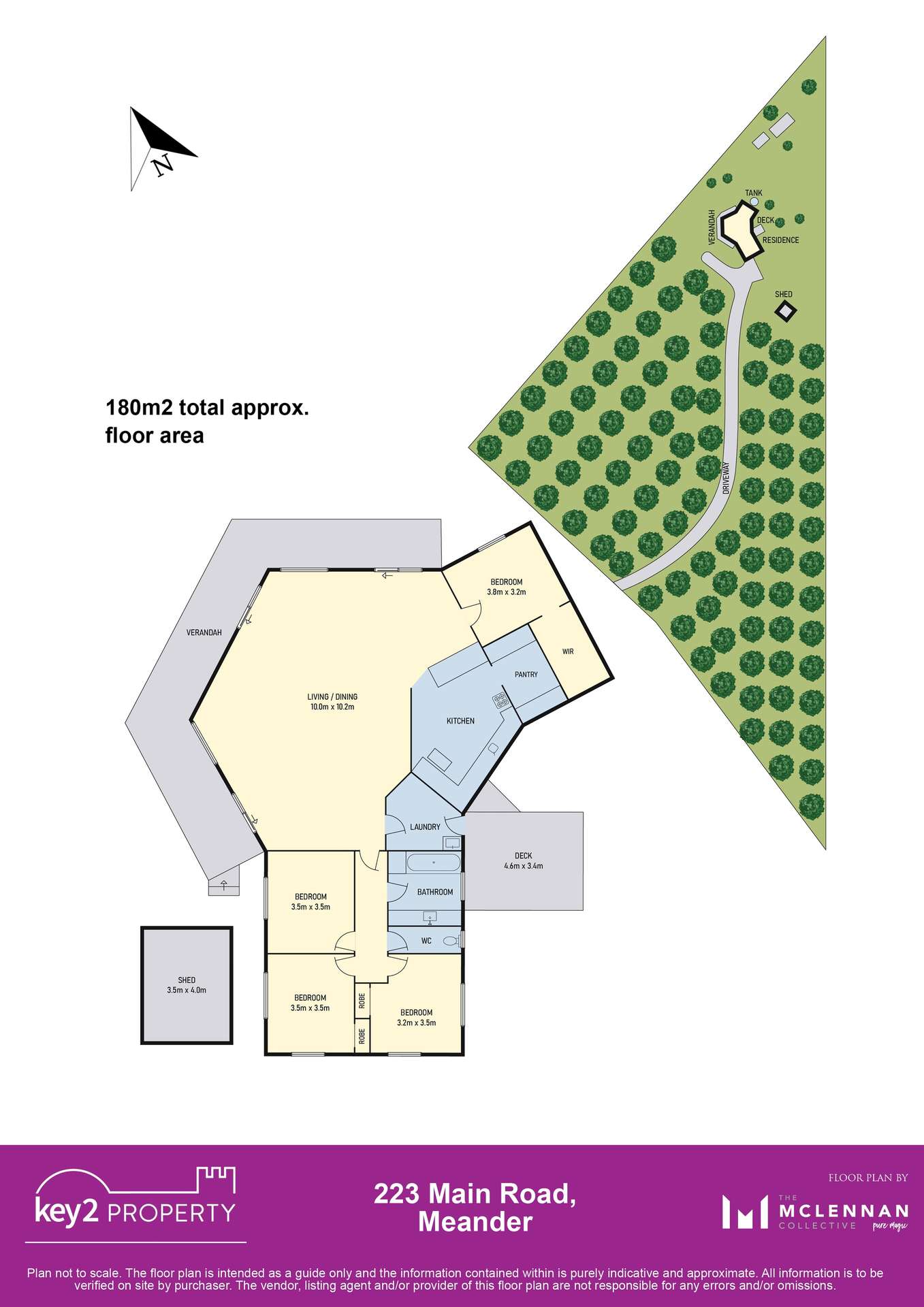223 Main Road, Meander Sold by Farmbuy.com - floorplan 1