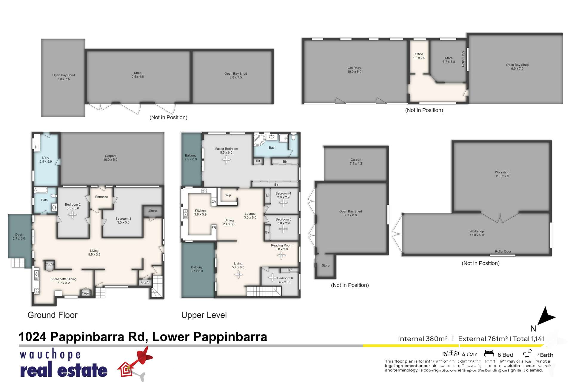 1024 Pappinbarra Road, Pappinbarra For Sale by Farmbuy.com - floorplan 1