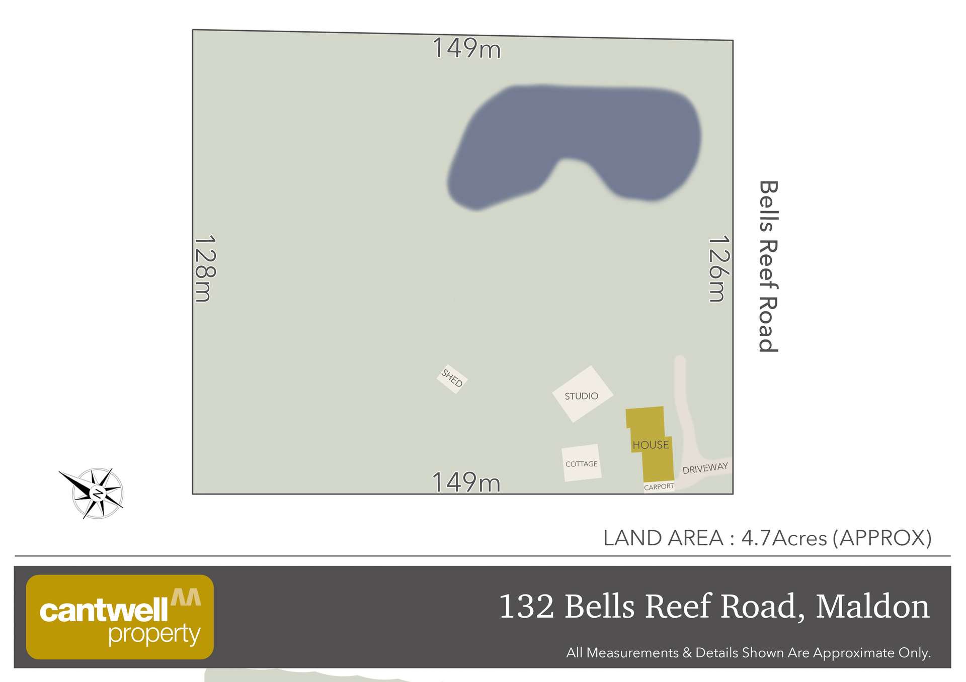 132 Bells Reef Road, Maldon Sold by Farmbuy.com - floorplan 2